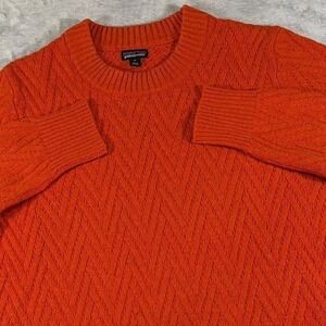 Patagonia 3D Wool Knit Sweater | Orange | Medium